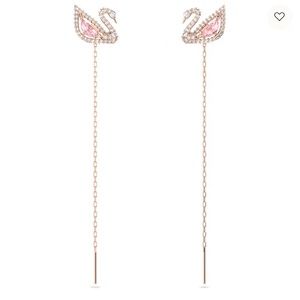 Swarovski Dazzling Swan drop earrings